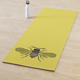 Tapis De Yoga BEES et Honeycomb - Sauvez les abeilles