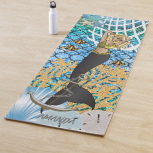 Tapis De Yoga Belle fille de sirène