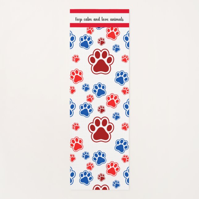 Tapis De Yoga Best Dog Mom Ever (Devant)
