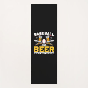 Tapis De Yoga Bière Boveur Baseball Bière Humour Anniversaire