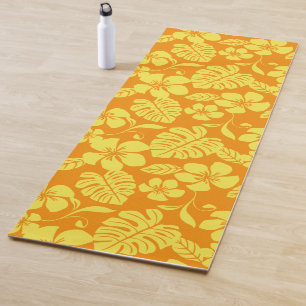 TAPIS DE YOGA BIKINI ROSE (TANGERINE/JAUNE)