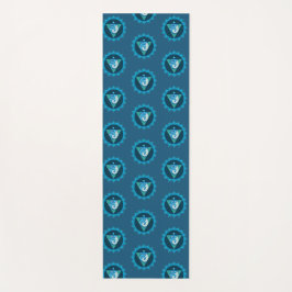 Tapis De Yoga Blue Cahkara, Throat Chakra, Visuddha Yoga Mat