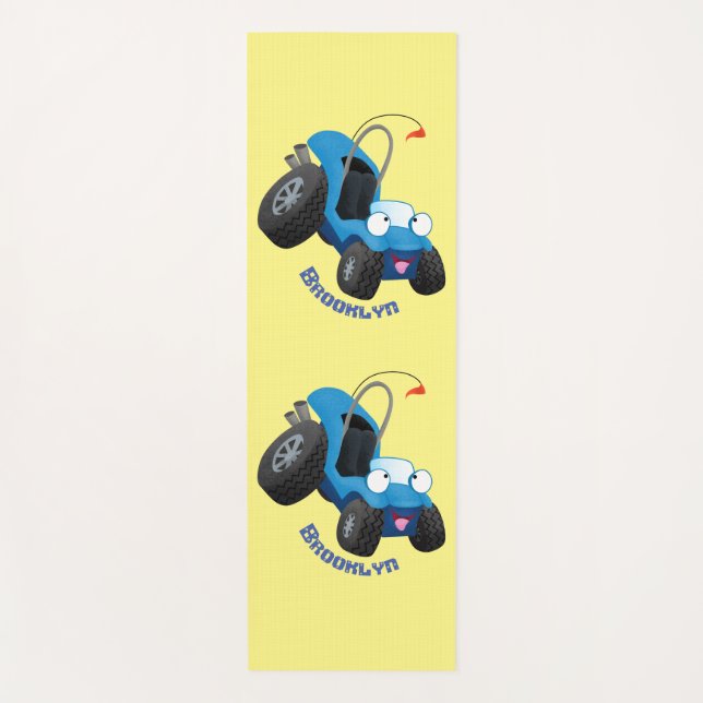 Tapis De Yoga Boggy dune mignonne hors route (Devant)