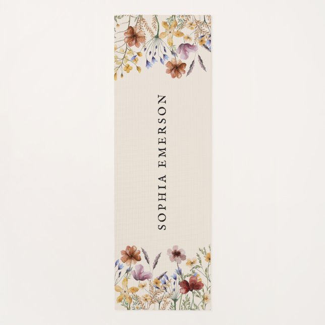 Tapis De Yoga Boho Nom Yoga Mat (Devant)