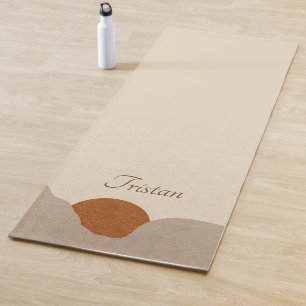 Tapis De Yoga Boho Terracotta Sun Yoga Mat
