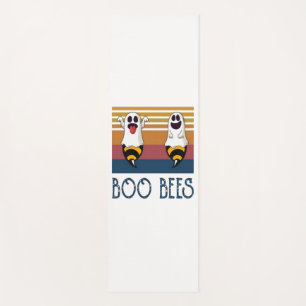 Tapis De Yoga Boo Bees Couple Ghost Chemise Halloween