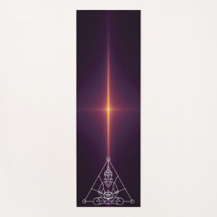 Tapis De Yoga Bouddha de géométrie sacrée