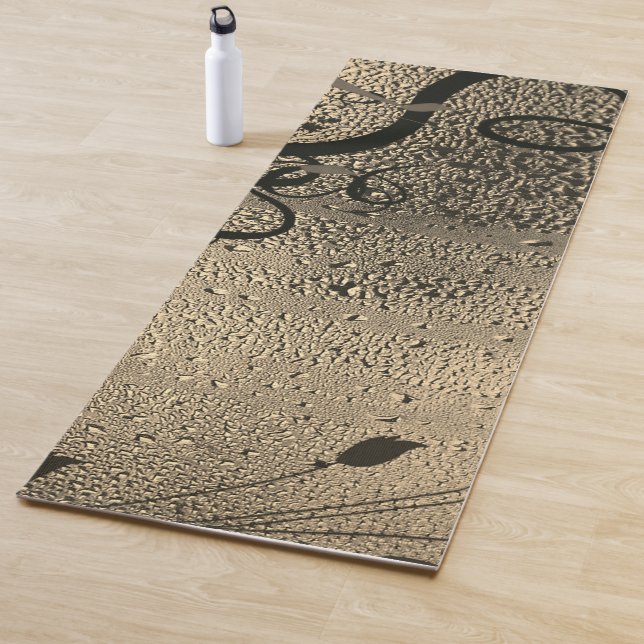 Tapis De Yoga Boutons à vis de bronze (En situation)