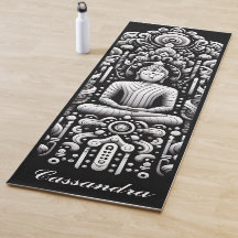 Buddha in black and white 