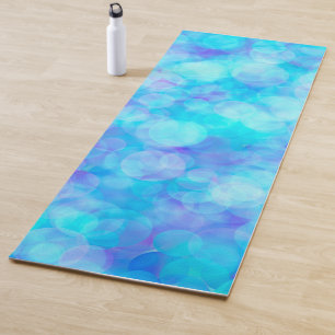 Tapis De Yoga Bulles bleues Fluide Art Yoga Mat