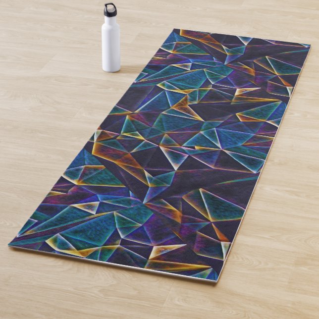 Tapis De Yoga Bulles cassées (En situation)