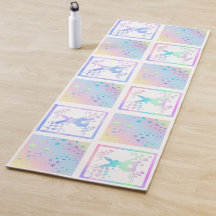 Bunny Magie Carré Design Yoga Mat