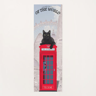 Tapis De Yoga Cabine téléphonique rouge personnalisée Sentiment