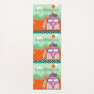 Tapis De Yoga California Travel Poster Yoga Mat