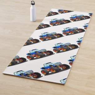 Tapis De Yoga Camion monstre de dessin animé