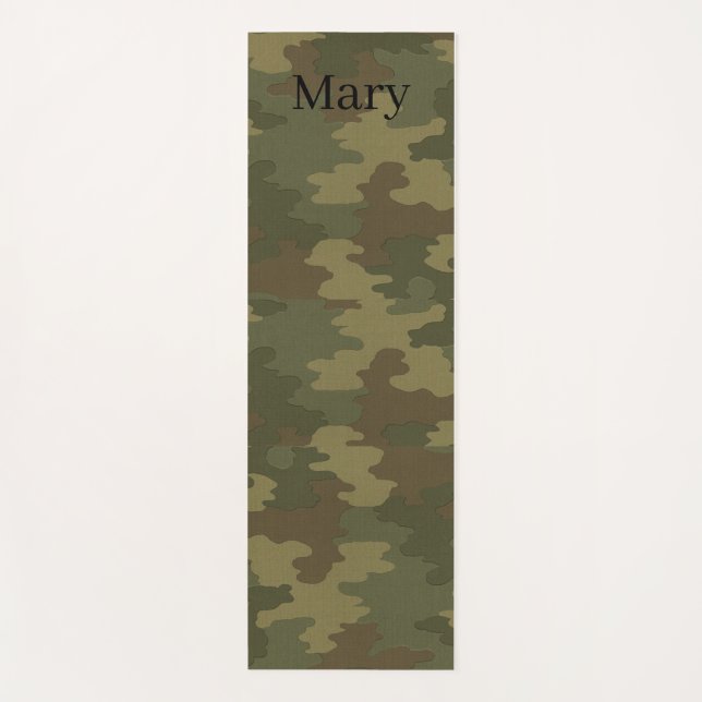 Tapis De Yoga Camouflage (Devant)