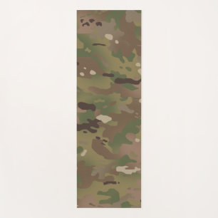 Tapis De Yoga Camouflage I de région boisée