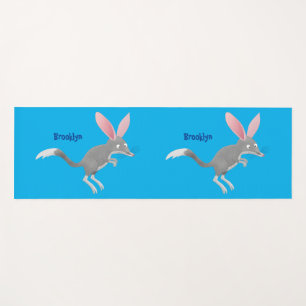 Tapis De Yoga Caricature de bilby australien très heureuse