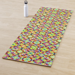 Tapis De Yoga Carrelage méditerranéen, Carreaux d'encre d'alcool
