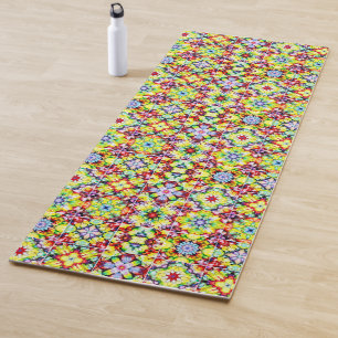 Tapis De Yoga Carrelage méditerranéen, Carreaux d'encre d'alcool