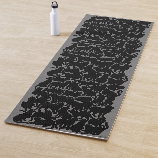 Tapis De Yoga Cat Yoga Mat Cadeaux Amoureux de les chats personn (En situation)