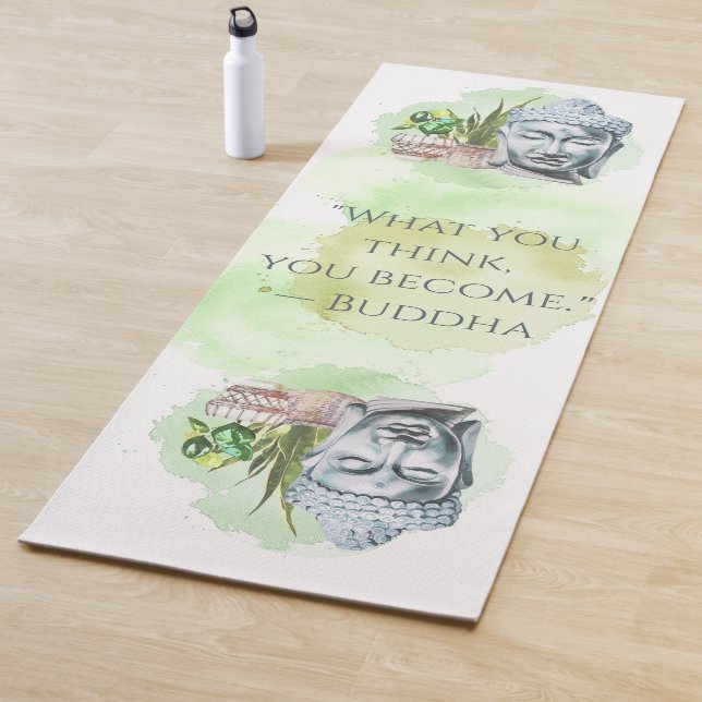 Tapis De Yoga Ce que vous pensez Aquarelle Yoga Mat (En situation)