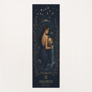 Tapis de Yoga Céleste du Zodiaque Verseau