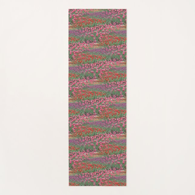 Tapis De Yoga Champ De Tulipes (Devant)