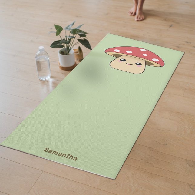 Tapis De Yoga Champignons mignons (Cute Mushroom Yoga Mat)