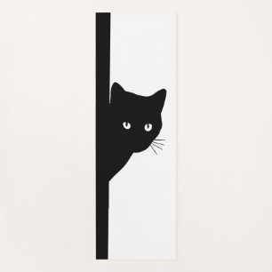 Tapis De Yoga Chat noir