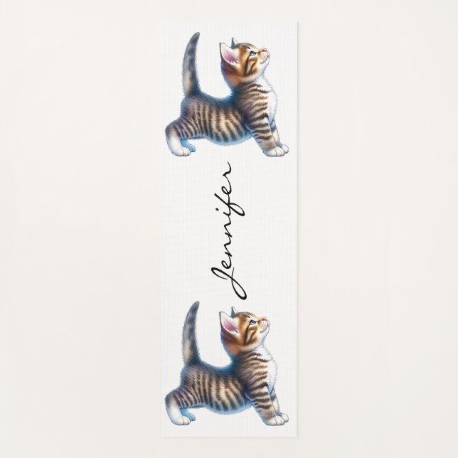 Tapis De Yoga Chat Yoga Mat (Devant)