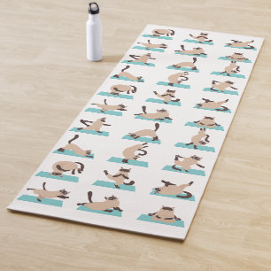 Tapis De Yoga Chats faisant du yoga Yoga Mat