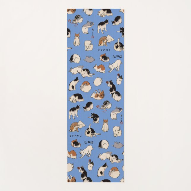 Tapis De Yoga Chats japonais (couleur variable) (Devant)