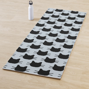 Tapis De Yoga Chats noirs Design Yoga Mat