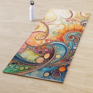 Tapis de Yoga Chaud Premium avec Serviette Antidér