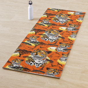 Tapis De Yoga Cheetah African Feline Wild Animal