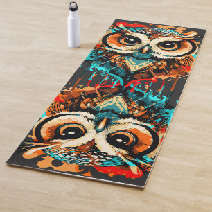 Tapis De Yoga Chef de hibou - Chouette mignonne Yoga Mat