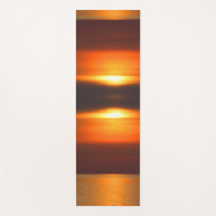 Tapis De Yoga Chemin Sunrise Traversant Le Lac Supérieur
