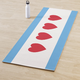 Tapis De Yoga Chicago Love Yoga Mat