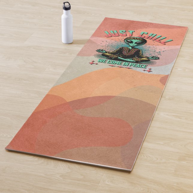 Tapis De Yoga Chill, on vient en paix (En situation)