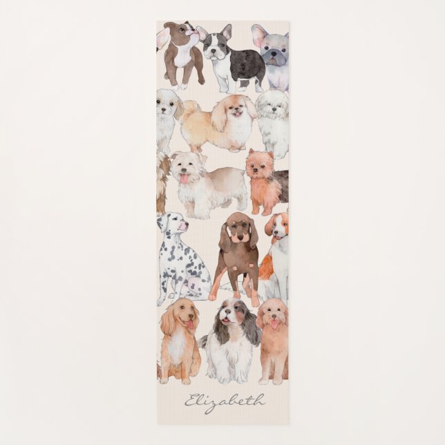 Tapis De Yoga Chipies adorables (Devant)