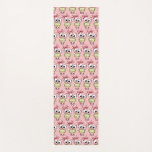 Tapis de yoga Chouette