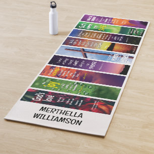 Tapis De Yoga Christian Custom Name BIBLE MEDIATION