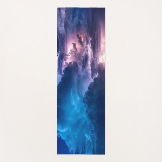 Tapis De Yoga Ciels orageux (Devant)