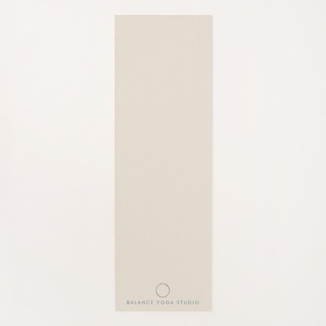 Tapis De Yoga Circle de vie Nom personnalisé (Devant)