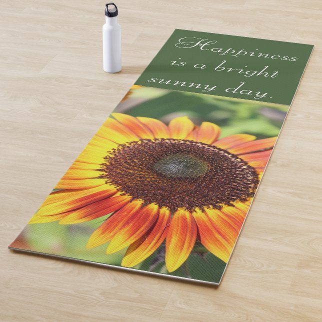 Tapis De Yoga Citation de tournesol inspirant Yoga Mat (En situation)
