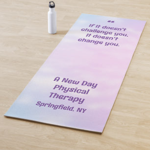 Tapis De Yoga Citation inspirée de l'entreprise d'un physiothéra