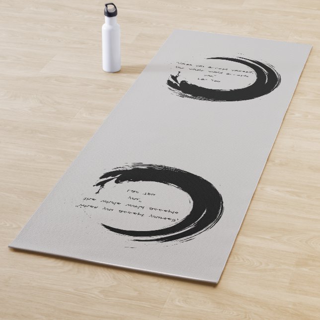 Tapis De Yoga Citation zen : Sagesse et méditation (En situation)