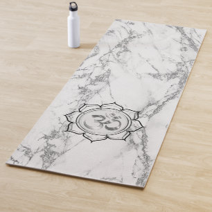 Tapis De Yoga Classic Elegant Marble OM