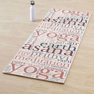 Tapis De Yoga Cloud de mot de Yoga Mat moderne
